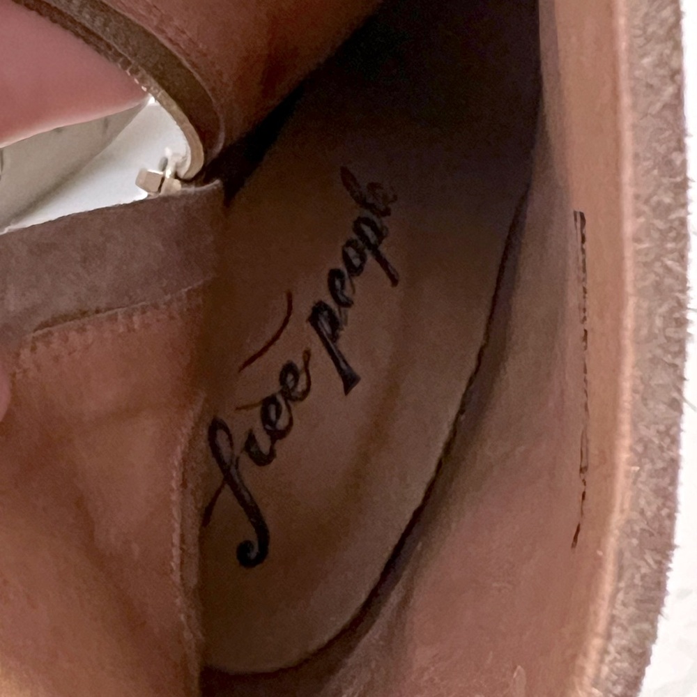 NEW! Free People Suede Heel Boots - Picture 7 of 11